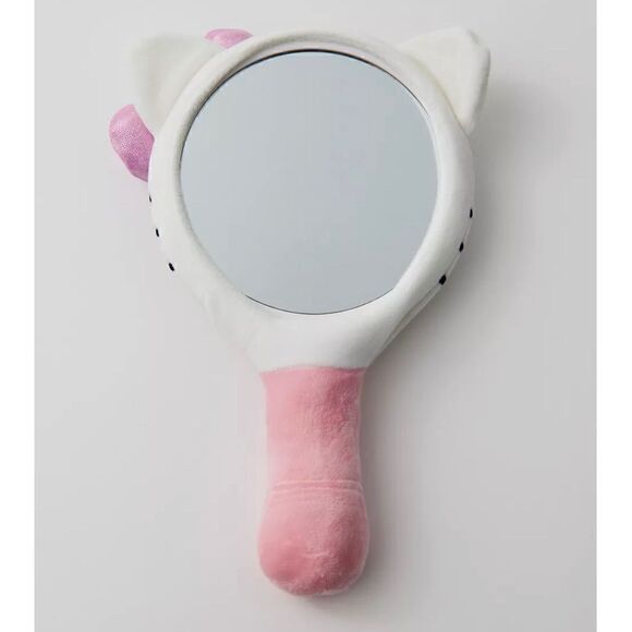 Le/se hello kitty x creme shop plush handheld travel vanity mirror - Picture 2 of 7